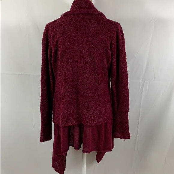 Christina Ehrlich bordeaux layered sweater - Picture 4 of 6